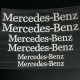 Наклейки на суппорт Mercedes белые