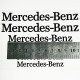 Наклейки на суппорт Mercedes черные