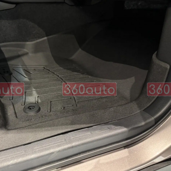 3D коврики для Toyota Land Cruiser Prado 250, Lexus GX 2024- черные передние WeatherTech HP 4418741IM