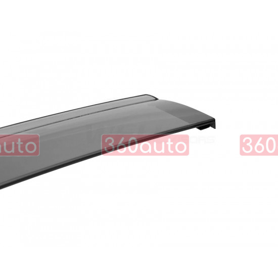 Дефлекторы окон на Toyota Camry XV80 2025- с черным молдингом WELLvisors 3-847TY084