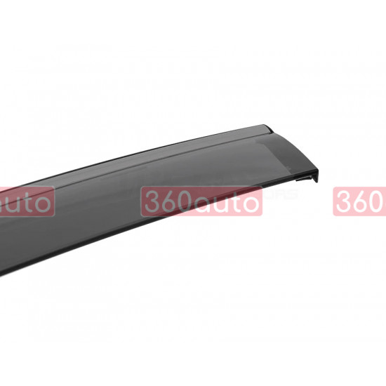 Дефлекторы окон на Toyota Camry XV80 2025- с черным молдингом WELLvisors 3-847TY084