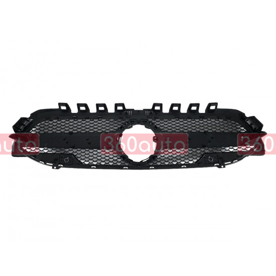 Решетка радиатора Full Black (без места под камеру) AMG на Mercedes A-Class W177 2018-2022