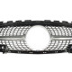 Решетка радиатора Silver (без места под камеру) Diamond на Mercedes CLA-Class C118 2019-2022