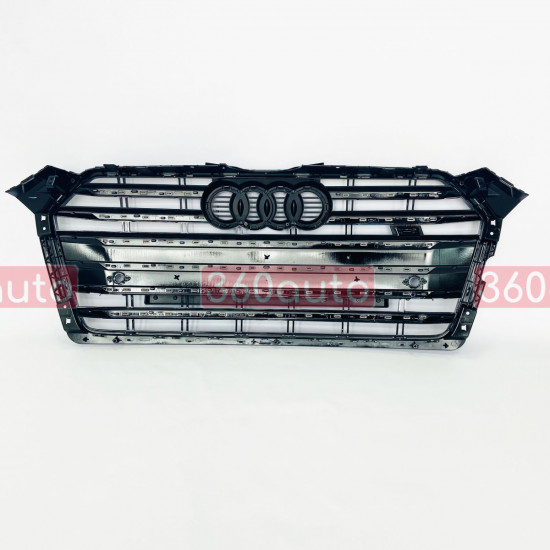 Решітка радіатора на Audi A5 2016-2020 стиль S5 Black