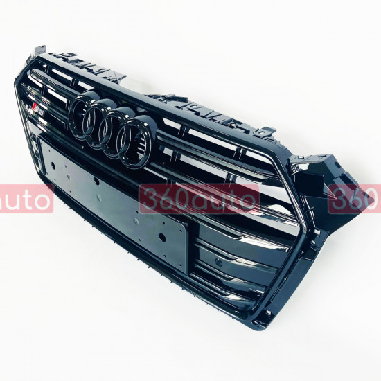 Решітка радіатора на Audi A5 2016-2020 стиль S5 Black
