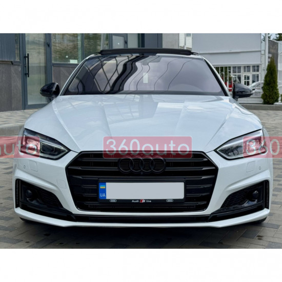 Решетка радиатора Full Black ( в стиле S5 ) на Audi A5 2016-2020