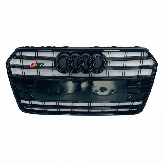 Решетка радиатора на Audi A7 2014-2017 в стиле S7 Black