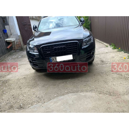 Решетка радиатора Full Black ( в стиле SQ5 ) на Audi Q5 2008-2012