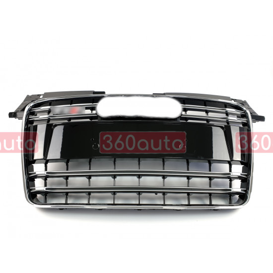 Решетка радиатора Chrome Black (в стиле TTS) на Audi TT 2010-2014