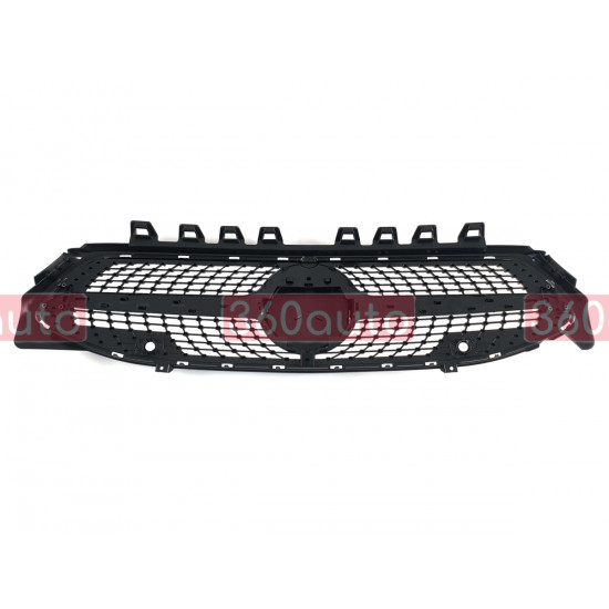 Решетка радиатора Black (с местом под камеру) Diamond на Mercedes CLA-Class C118 2019-2022