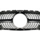 Решетка радиатора Black (с местом под камеру) Diamond на Mercedes CLA-Class C118 2019-2022
