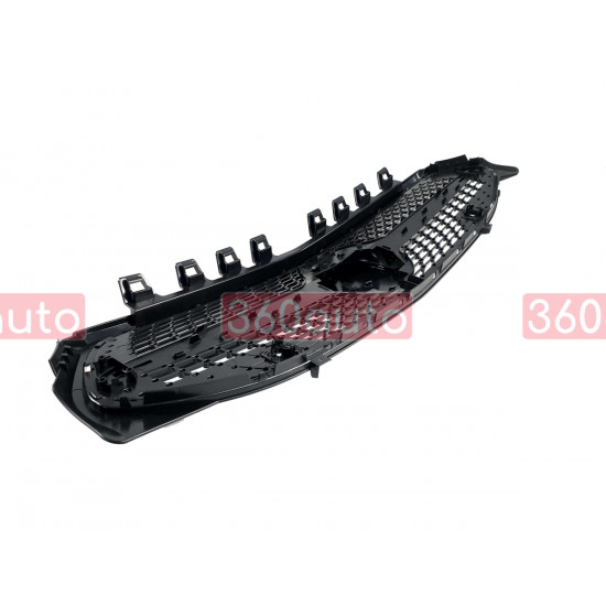 Решетка радиатора Black (с местом под камеру) Diamond на Mercedes CLA-Class C118 2019-2022