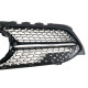 Решетка радиатора Black (с местом под камеру) Diamond на Mercedes A-Class W177 2018-2022