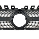 Решетка радиатора Black (с местом под камеру) Diamond на Mercedes A-Class W177 2018-2022