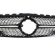 Решетка радиатора Black (с местом под камеру) Diamond на Mercedes A-Class W177 2018-2022