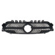 Решетка радиатора Black (с местом под камеру) Diamond на Mercedes A-Class W177 2018-2022