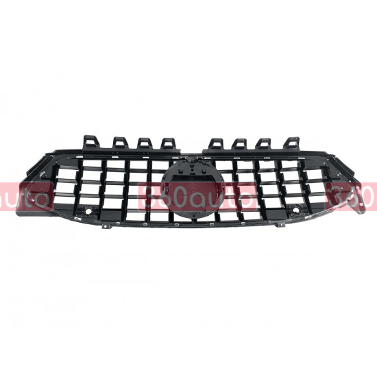 Решетка радиатора Chrome Black (с местом под камеру) GT на Mercedes CLA-Class C118 2019-2022