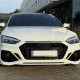 Решетка радиатора Full Black (с тыла RS5) на Audi A5 2020-2023