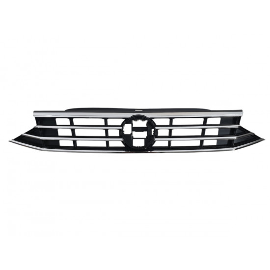 Решетка радиатора (стиль R-Line) V1 на Volkswagen Passat B8 2014-2019