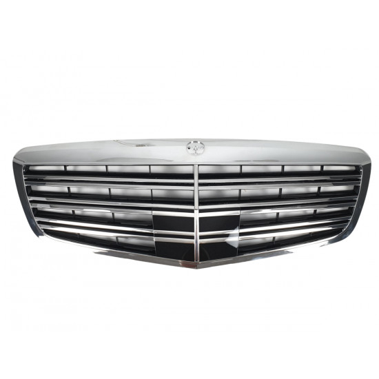 Решетка радиатора Chrome (Тайвань) AMG на Mercedes S-Class W221 2009-2013