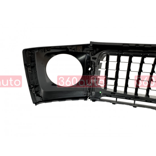 Решетка радиатора Chrome Black + рамки на фары GT на Mercedes G-Class W463 2018-2022