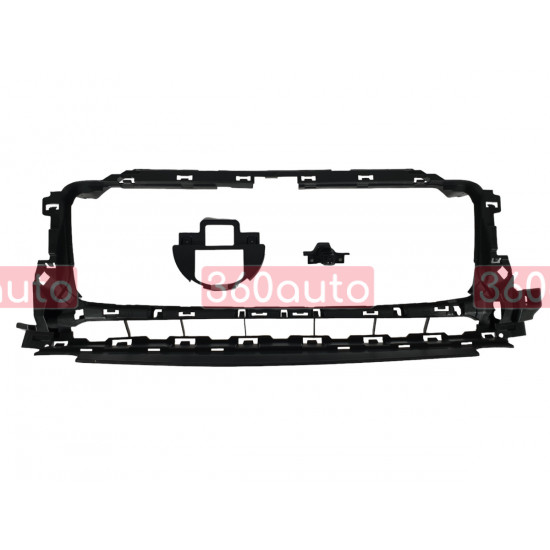 Решетка радиатора Chrome Black + рамки на фары GT на Mercedes G-Class W463 2018-2022