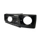 Решетка радиатора Chrome Black + рамки на фары GT на Mercedes G-Class W463 2018-2022