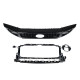 Решетка радиатора Full Black + рамки на фары GT на Mercedes G-Class W463 2018-2022