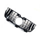 Решетка радиатора Chrome Black 2 Line GT на Mercedes GL-Class X164 2009-2012