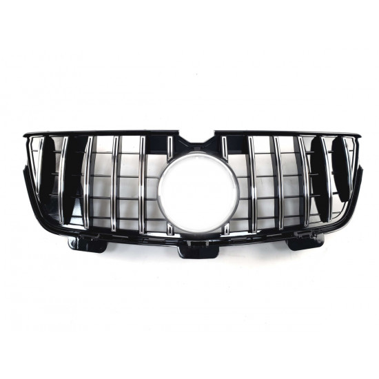 Решетка радиатора Chrome Black 2 Line GT на Mercedes GL-Class X164 2009-2012