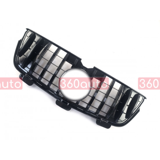 Решетка радиатора Full Black 2 Line GT на Mercedes GL-Class X164 2009-2012