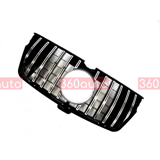 Решетка радиатора Chrome Black 3 Line GT на Mercedes GL-Class X164 2009-2012