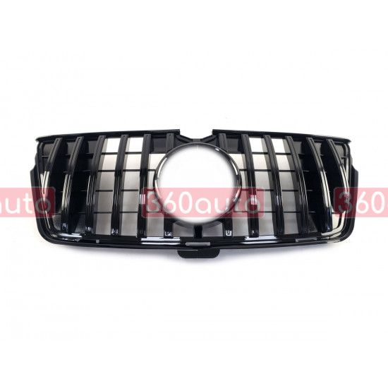 Решетка радиатора Full Black 3 Line GT на Mercedes GL-Class X164 2009-2012