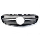 Решетка радиатора Silver Matte AMG + рамка на Mercedes E-Class W212 2013-2016