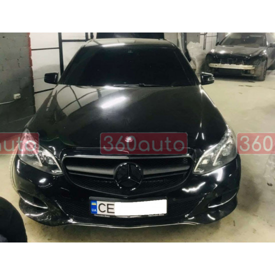 Решетка радиатора Black AMG на Mercedes E-Class W212 2013-2016