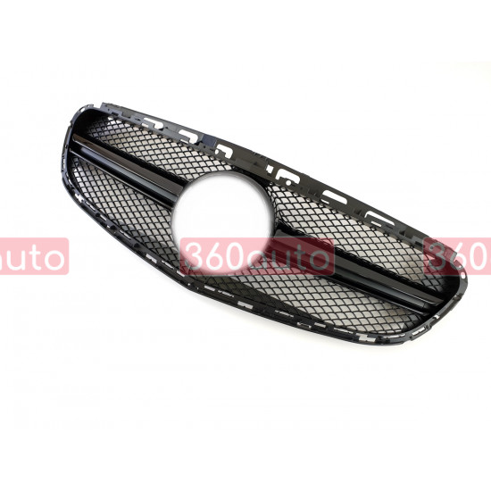Решетка радиатора Black AMG на Mercedes E-Class W212 2013-2016
