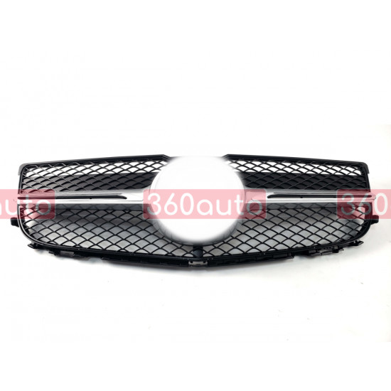 Решетка радиатора Silver AMG на Mercedes GLK-Class X204 2012-2015