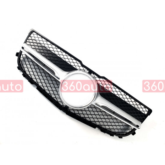 Решетка радиатора Silver AMG на Mercedes GLK-Class X204 2012-2015