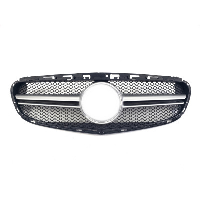 Решетка радиатора Silver Matte AMG на Mercedes E-Class W212 2013-2016