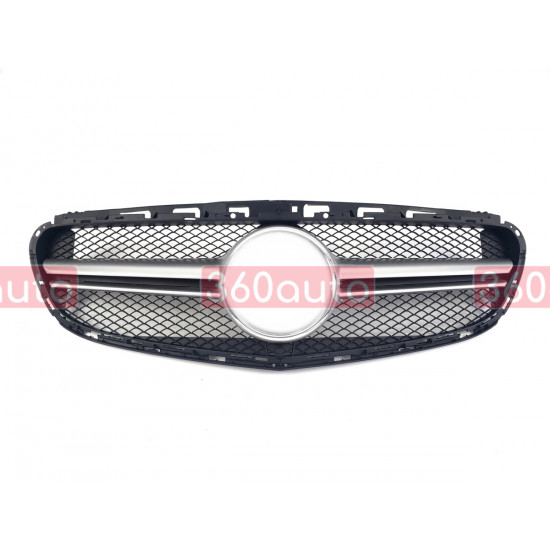 Решетка радиатора Silver Matte AMG на Mercedes E-Class W212 2013-2016