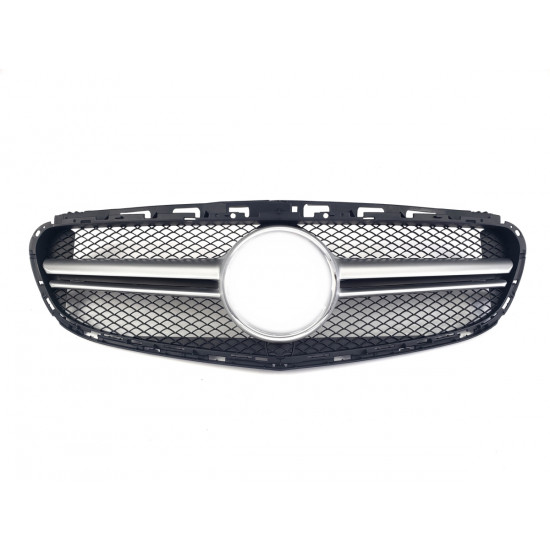 Решетка радиатора Silver Matte AMG на Mercedes E-Class W212 2013-2016