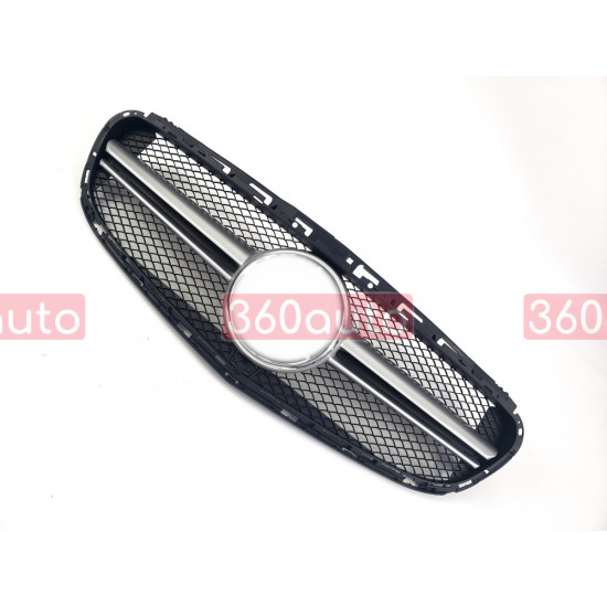 Решетка радиатора Silver Matte AMG на Mercedes E-Class W212 2013-2016