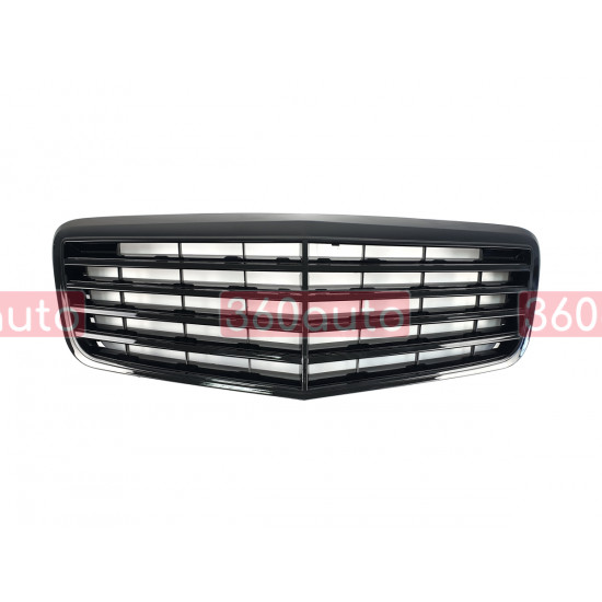 Решетка радиатора ALL Black ASSY на Mercedes E-Class W211 2007-2009