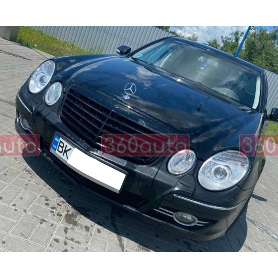 Решетка радиатора ALL Black ASSY на Mercedes E-Class W211 2007-2009