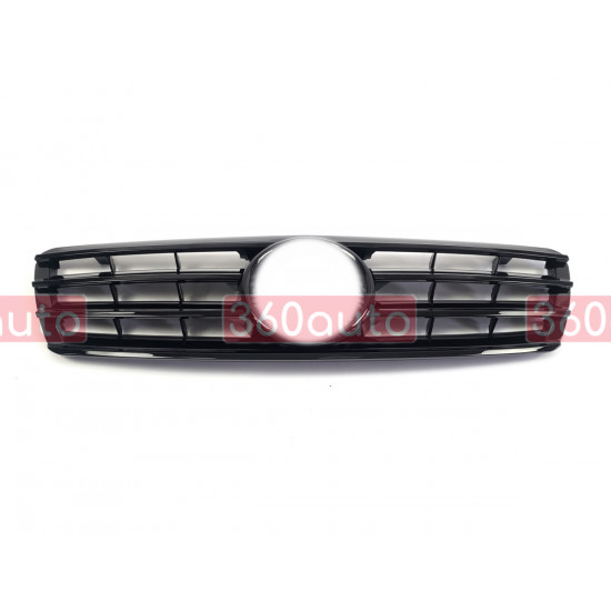 Решетка радиатора ALL Black CL на Mercedes C-Class W203 2000-2007