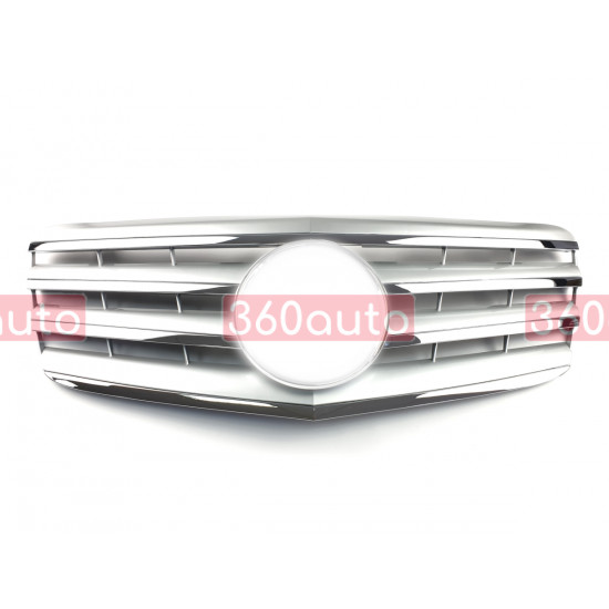 Решетка радиатора Silver CL на Mercedes E-Class W211 2007-2009