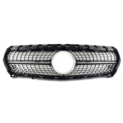 Решетка радиатора Black Diamond на Mercedes CLA-Class C117 2013-2017