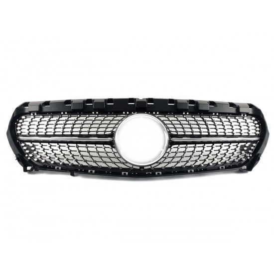 Решетка радиатора Black Diamond на Mercedes CLA-Class C117 2013-2017