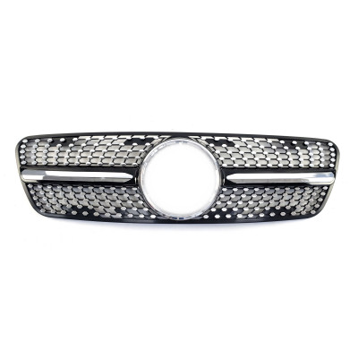 Решетка радиатора Black Diamond на Mercedes ML-Class W163 1997-2005
