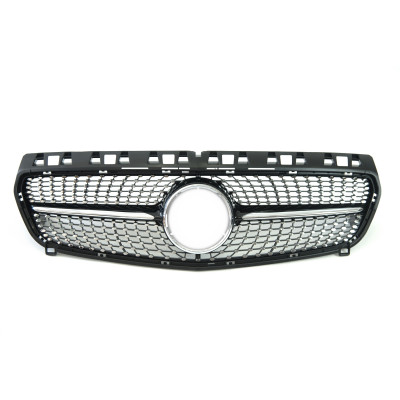 Решетка радиатора Black Diamond на Mercedes A-Class W176 2012-2015